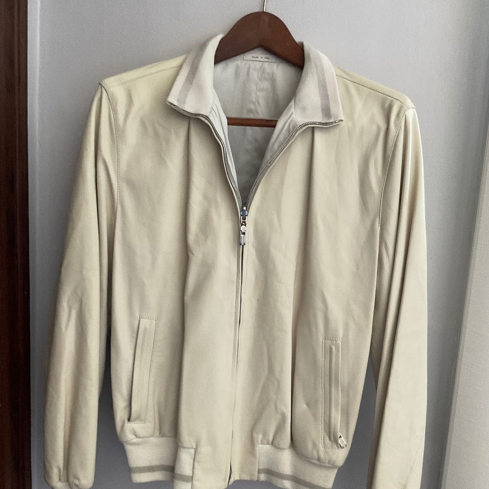 Men’s Zegna Leather Jacket